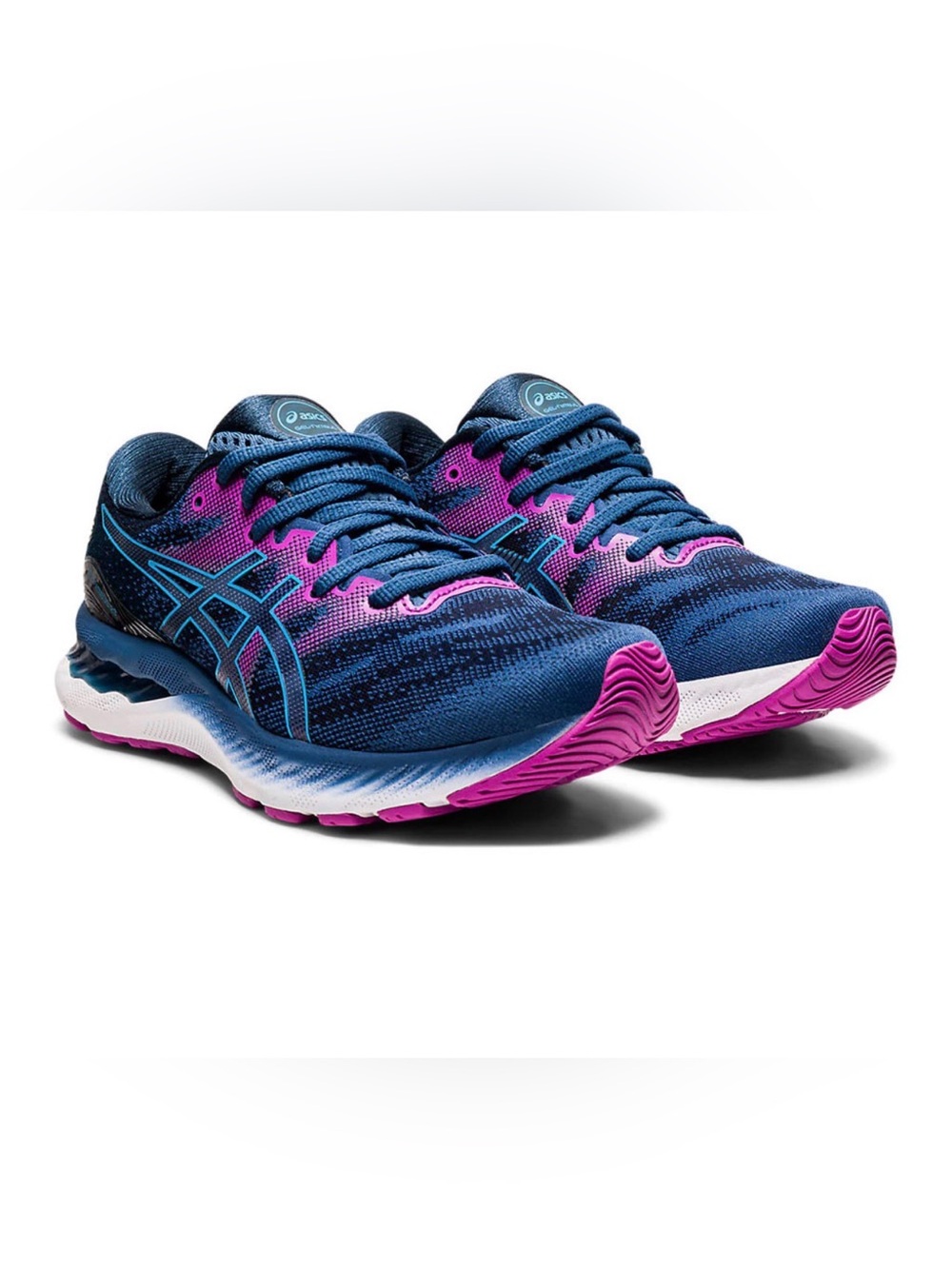 ASICS GEL-Nimbus White Athletic Shoes for Women
